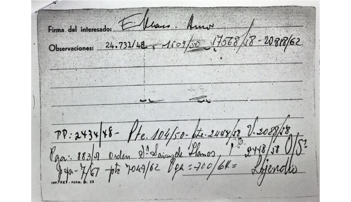 Trasera de Eduardo Blanco Amor