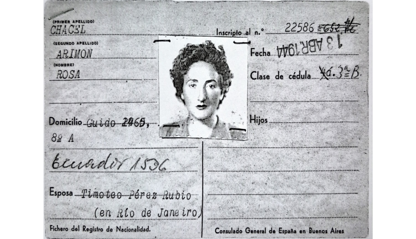 Frontal de Rosa Chacel Arimón