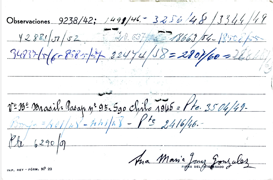 Trasera de Maruja Mallo Gómez González