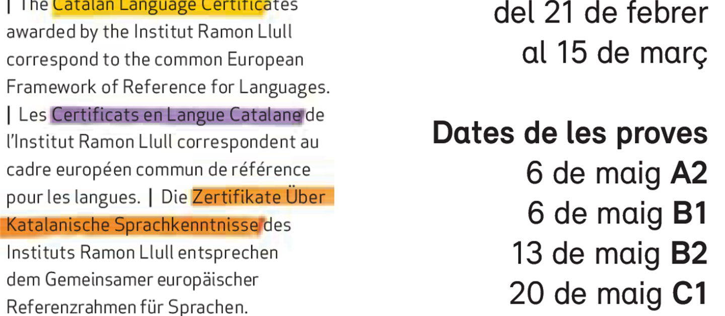 Catalan Language Certificates - Actualitat - Institut Ramon Llull
