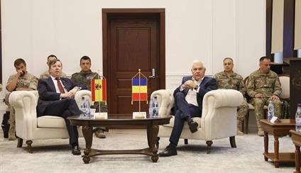 Ceremonia de certificación del destacamento de las Fuerzas Aéreas Españolas desplegado en Rumanía 