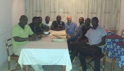 Encuentro de profesores de español en Franceville con la Embajada de España