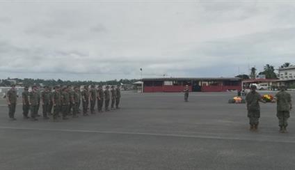 Celebración del 4º Aniversario del Destacamento Mamba en Libreville