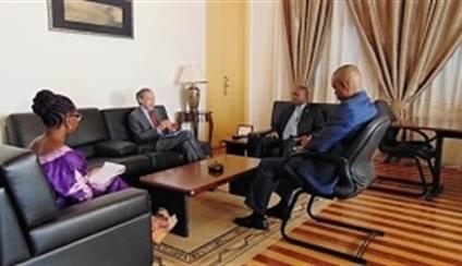 Visita del Embajador a Santo Tomé y Príncipe