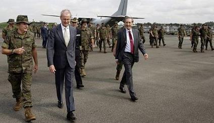 Visita del Ministro de Defensa a Gabón