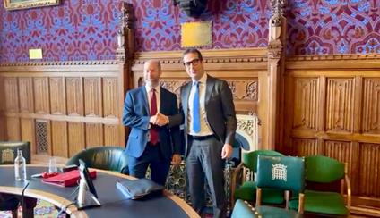 Carlos Cuerpo visits London