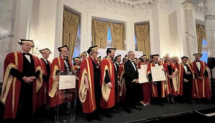 Annual dinner of the Gran Orden de Caballeros del Vino