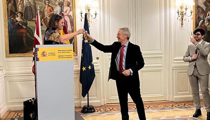 The Royal Horticultural Society celebrates Christmas at the Embassy