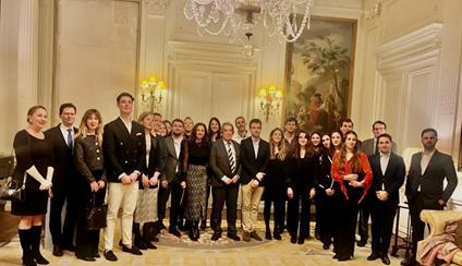 Young Spanish and British leaders visit the Embassy