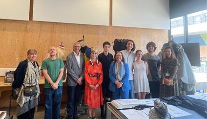 The Ambassador of Spain visited the Art, Design, and Fashion college Central St. Martins
