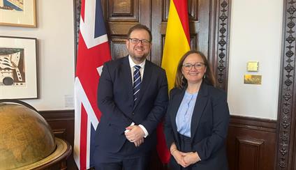 The Ambassador meets with Stephen Doughty