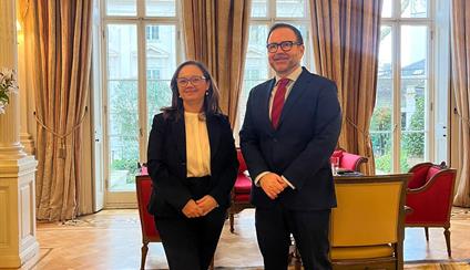 A meeting with the representative of the Catalan Government in London