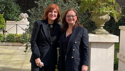 Elvira Lindo attends the Oxford Literary Festival