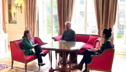 Meeting with the Basque Children