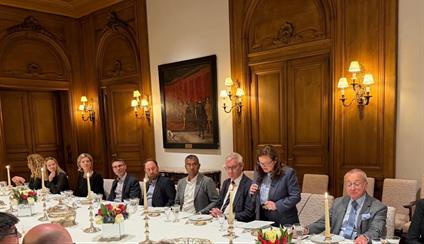 The European Council on Foreign Relations (ECFR) held a meeting at the Embassy to analyse the world