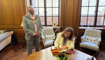 The Ambassador visits Manchester