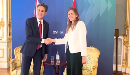 Sara Aagesen in London