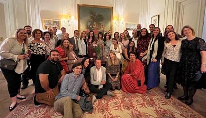 A reception was held at the Embassy on the occasion of the start of the school year