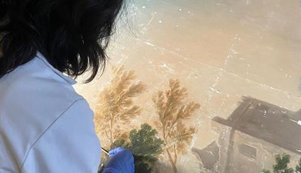 Restoration of two paintings from El Prado Museum