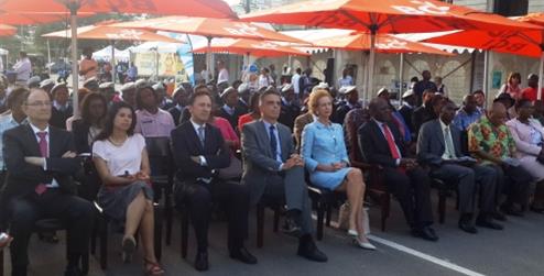 Inauguración de la I Feria Internacional del Libro de Maputo