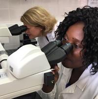 La Embajadora Buján durante su visita al Centro de Investigación en Salud de Manhiça (CSIM)