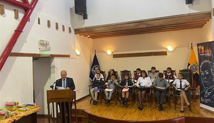 Ceremonia de entrega de premios de la VI edición del concurso literario “Yo cuento”