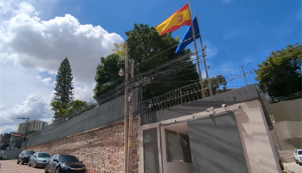 Ingreso Embajada de España en Honduras