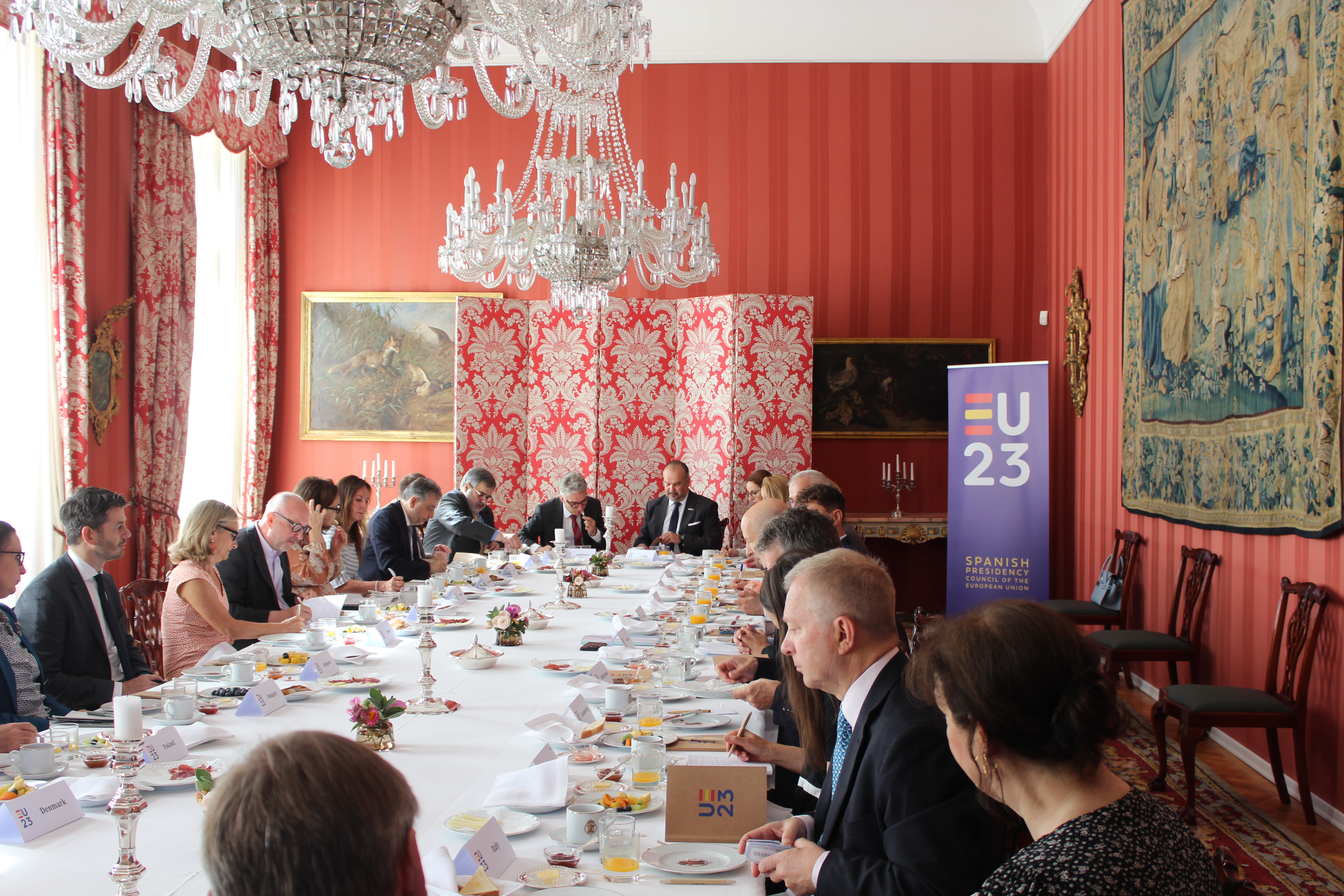 Desayuno Presidencia española del Consejo de la UE julio 3