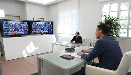 President Sánchez Participates in President Biden