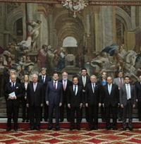 Foto de familia de la Cumbre Franco-Española celebrada en París. Foto EFE