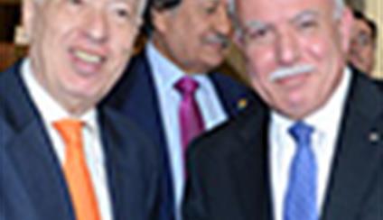 García-Margallo recibe al ministro de Exteriores de la Autoridad Nacional Palestina