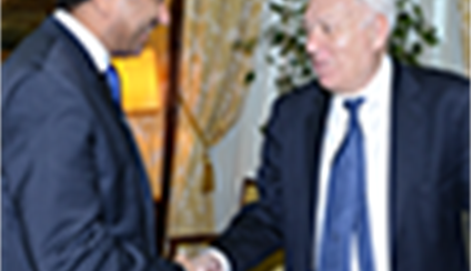 García-Margallo recibe al secretario general de la Unión por el Mediterráneo