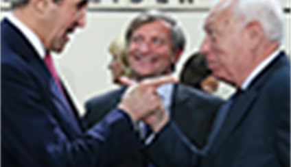 García-Margallo, en la reunión de ministros de Asuntos Exteriores de la OTAN