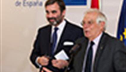 Recepción del ministro a funcionarios españoles de las instituciones europeas