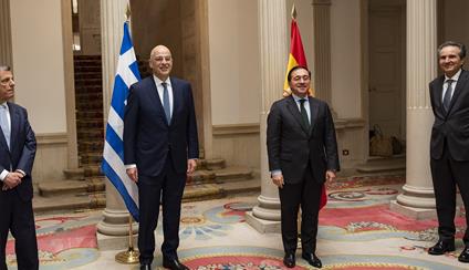 Reunión bilateral con el ministro de Asuntos Exteriores de Grecia