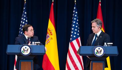 José Manuel Albares meets Antony Blinken in Washington