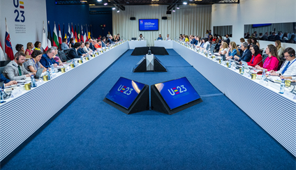 Meeting of international development and humanitarian agencies