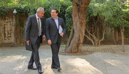 Middle East and the role of the Union for the Mediterranean in the region at the centre of Albares