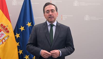 The Minister for Foreign Affairs, European Union and Cooperation, José Manuel Albares, addressed the participants of the All Afghan Women Summit