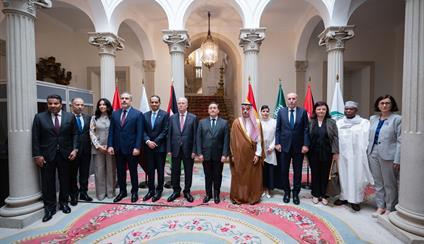 Albares welcomes the Prime Minister of Palestine and the Arab-Islamic contact group for Gaza
