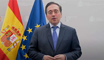 Minister Albares’ best wishes for 12 October